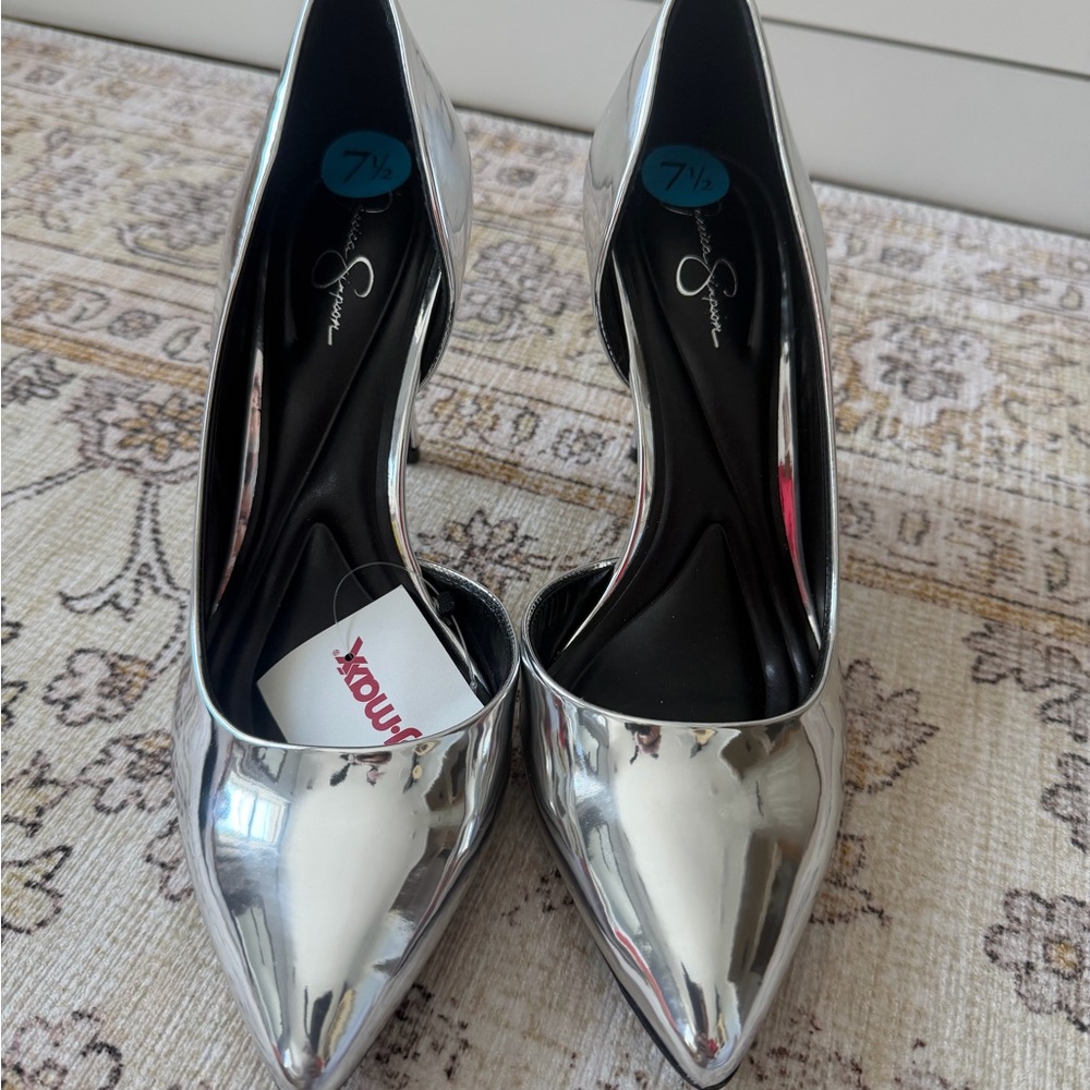 Jessica Simpson Silver Women's Heels